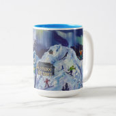 Alaskan Alyeska/Girdwood 15oz tweekleurige mok (Voorkant rechts)