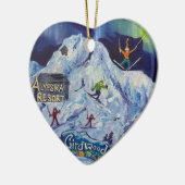 Alaskan Alyeska/Girdwood ceramisch ornament (Links)