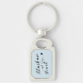 Alaskan at Heart Keyring, Alaska Sleutelhanger (Voorkant)
