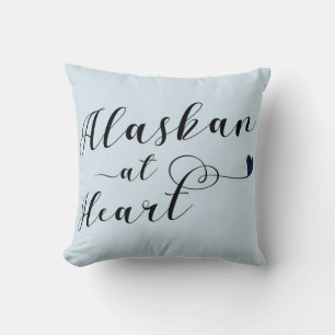 Alaskan at Heart Throw Cushion Kussen