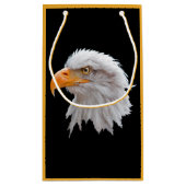 Alaskan Bald Eagle Gift Bag Klein Cadeauzakje (Achterkant)