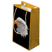 Alaskan Bald Eagle Gift Bag Klein Cadeauzakje (Achterkant Gekanteld)