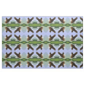 Alaskan Bald Eagle in Wilderness Fabric Stof (Fat Quarter)