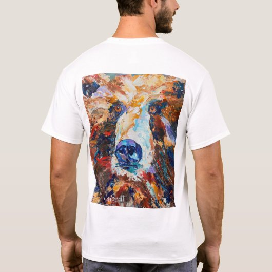 Alaskan Bear "In the Bear's Gaze" Men's T-Shirt (Achterkant)