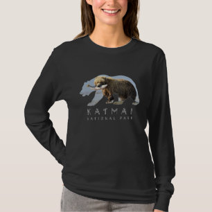 Alaskan Beer Katmai National Park Lake Afbeelding T-shirt