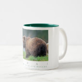 Alaskan Brown Beer Tweekleurige Koffiemok (Voorkant rechts)