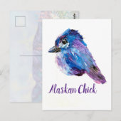 Alaskan Chick Briefkaart (Voorkant / Achterkant)