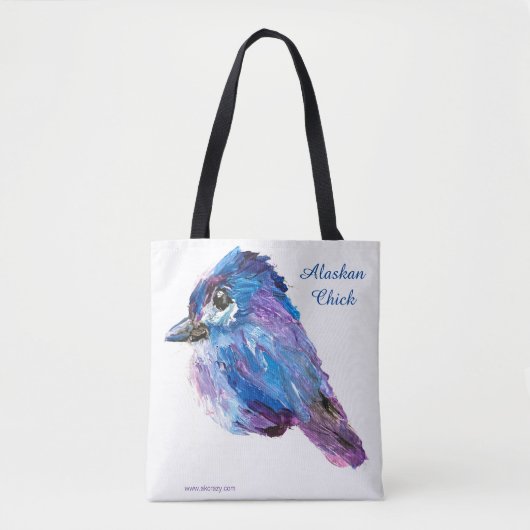 Alaskan Chick _fireweed back canvas_Canvas tas (Voorkant)