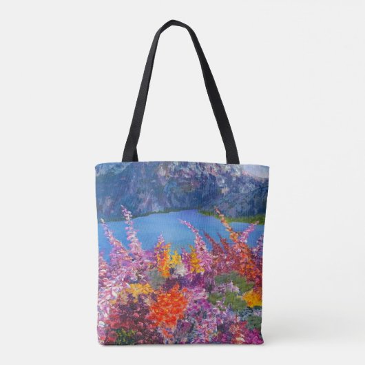 Alaskan Chick _fireweed back canvas_Canvas tas (Achterkant)