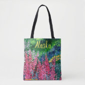 Alaskan Chick_Fireweed Canvas tas (Voorkant)