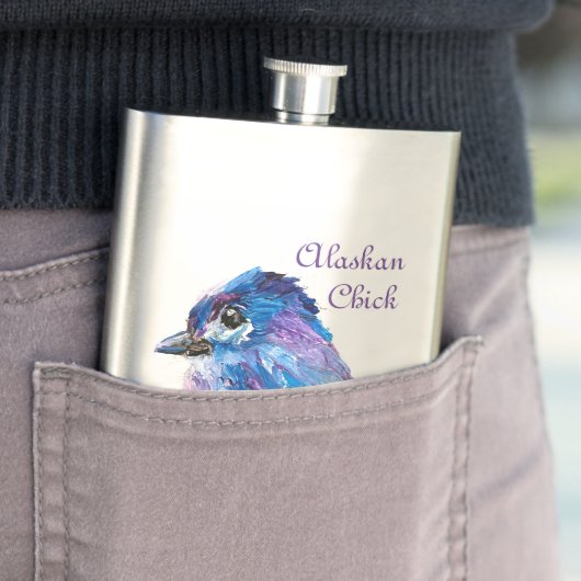 Alaskan Chick klassieke kolf Flacon (Voorbeeld)