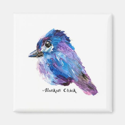 Alaskan Chick Magnet (Voorkant)
