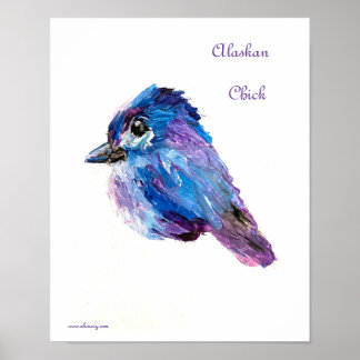 Alaskan Chick Poster over waardematt