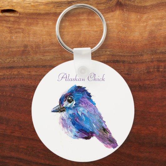 Alaskan Chick Sleutelhanger (Voorkant)