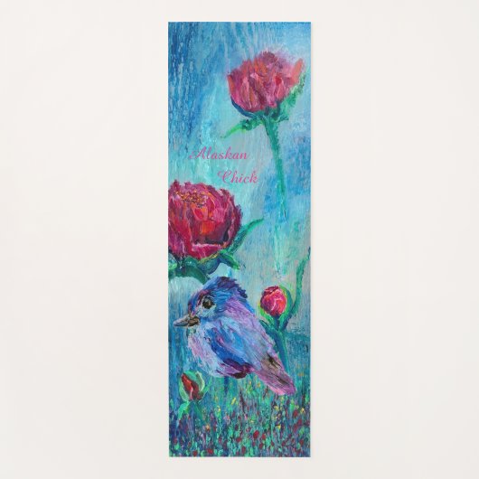 Alaskan Chick Yoga Mat (Voorkant)