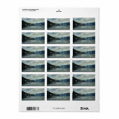 Alaskan Coast II — Prachtige foto van Natuur Etiket (Full Sheet)