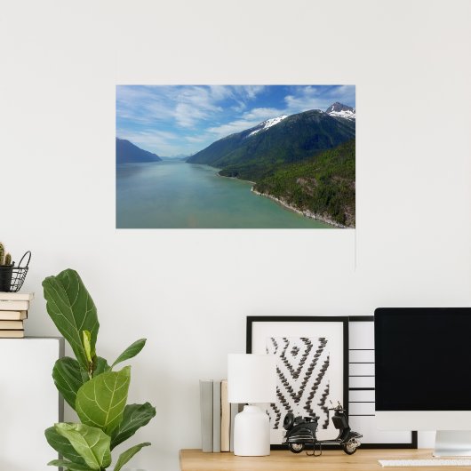 Alaskan Coast III Poster (Thuiskantoor)