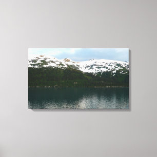 Alaskan Coast in Dusk Canvas Afdruk