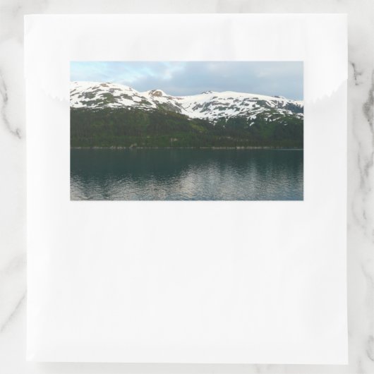 Alaskan Coast in Dusk Rechthoekige Sticker (Tas)