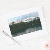 Alaskan Coast in Dusk Rechthoekige Sticker (Envelop)