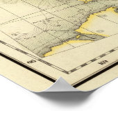 Alaskan Coast Map Poster (Hoek)