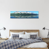 Alaskan Coastline Beauful Natuur Canvas Afdruk (Insitu (Slaapkamer))