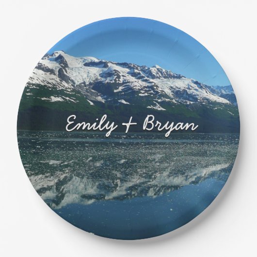 Alaskan Coastline Beauful Natuur Papieren Bordje (Voorkant)