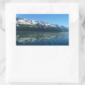 Alaskan Coastline Beauful Natuur Rechthoekige Sticker (Tas)