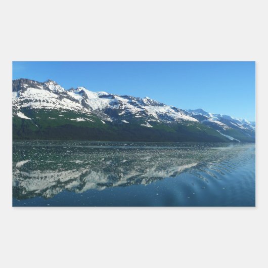 Alaskan Coastline Beauful Natuur Rechthoekige Sticker (Voorkant)