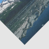 Alaskan Coastline Beauful Natuur Tissuepapier (Detail)
