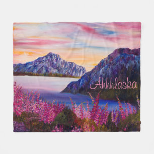 Alaskan Cotton Snoep Mountain Fleece Blanket Deken