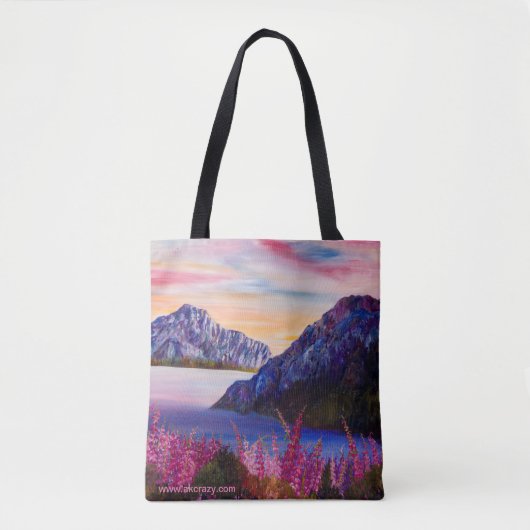 Alaskan Cotton Snoep Sunset Canvas tas w_ALASKA (Voorkant)