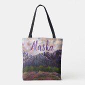 Alaskan Cotton Snoep Sunset Canvas tas w_ALASKA (Achterkant)