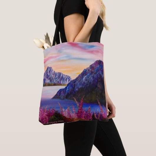 Alaskan Cotton Snoep Sunset Canvas tas w_ALASKA (Dichtbij)