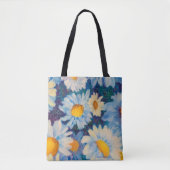Alaskan Crazy Daisies Racerback Tanktop Tote Bag (Voorkant)