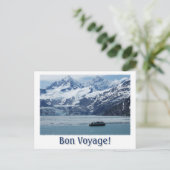 Alaskan Cruise Bon Voyage Post Card Briefkaart (Staand voorkant)