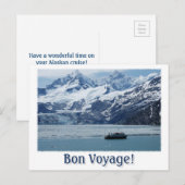 Alaskan Cruise Bon Voyage Post Card Briefkaart (Voorkant / Achterkant)