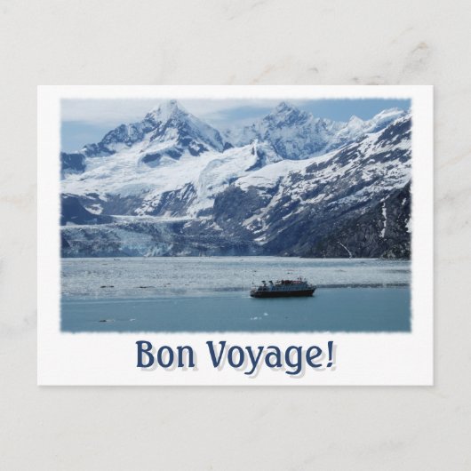 Alaskan Cruise Bon Voyage Post Card Briefkaart (Voorkant)