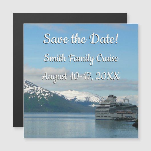 Alaskan Cruise Save the Date (Voorkant / Achterkant)