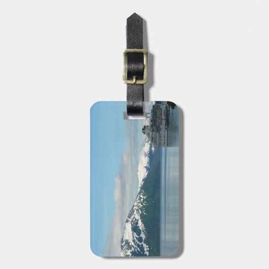 Alaskan Cruise Vacation Travel Photography Bagagelabel (Voorkant verticaal)