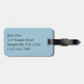 Alaskan Cruise Vacation Travel Photography Bagagelabel (Achterkant horizontaal)