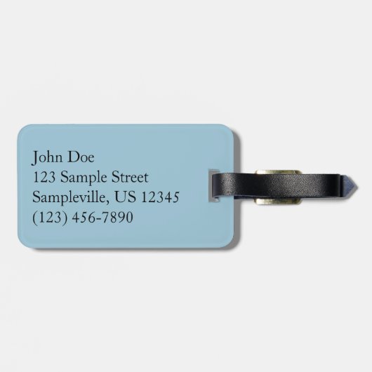 Alaskan Cruise Vacation Travel Photography Bagagelabel (Achterkant horizontaal)