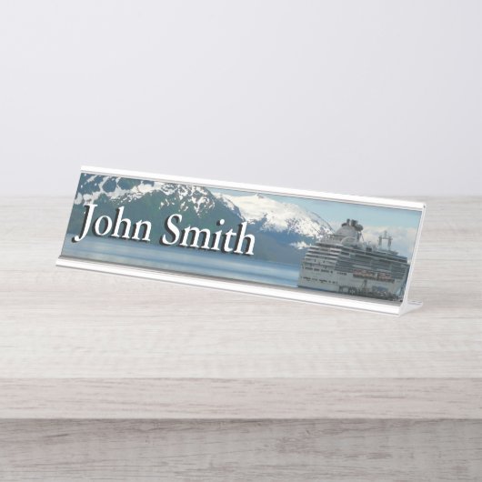 Alaskan Cruise Vacation Travel Photography Bureau Naambordje (Voorkant)