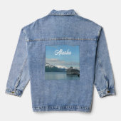 Alaskan Cruise Vacation Travel Photography Denim Jacket (Achterkant)