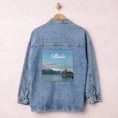 Alaskan Cruise Vacation Travel Photography Denim Jacket (Hangar)