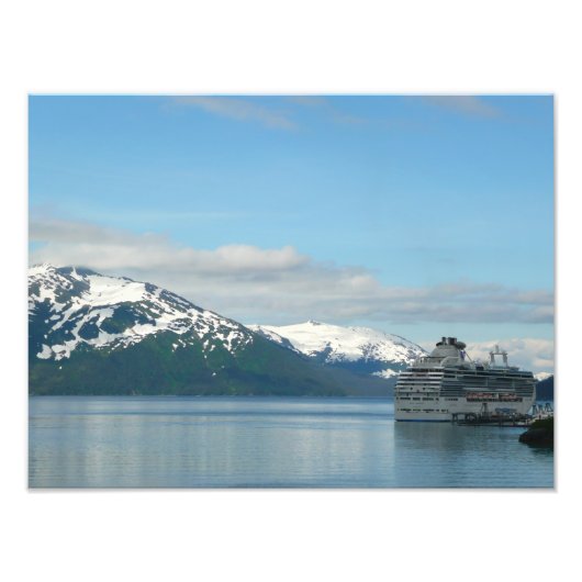 Alaskan Cruise Vacation Travel Photography Foto Afdruk (Voorkant)