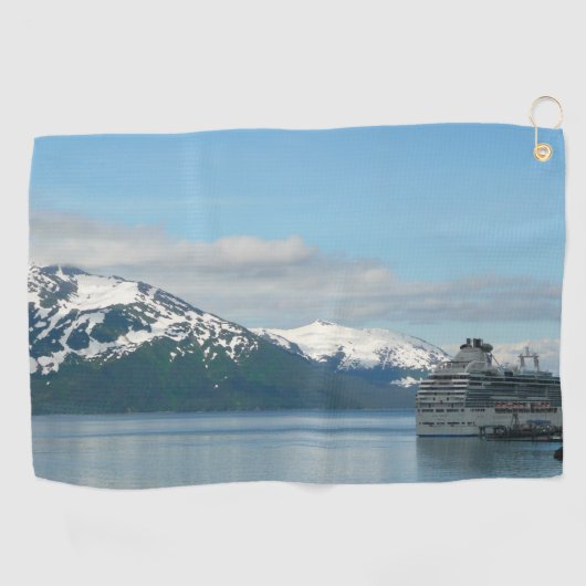 Alaskan Cruise Vacation Travel Photography Golfhanddoek (Horizontaal)