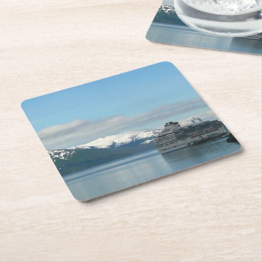 Alaskan Cruise Vacation Travel Photography Kartonnen Onderzetters (Schuin)