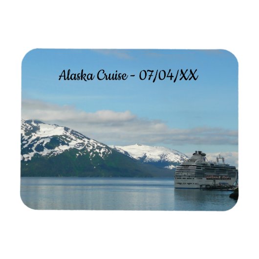 Alaskan Cruise Vacation Travel Photography Magneet (Horizontaal)