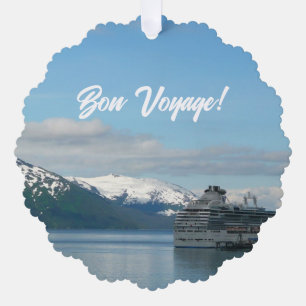Alaskan Cruise Vacation Travel Photography Ornament Kaart
